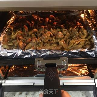 【锡纸烤羊肉】的做法步骤：4