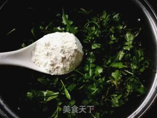 蒸荠菜的做法步骤：3