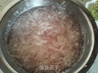 猪肉旱萝卜丸子的做法步骤：3