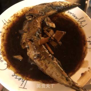 红烧秋刀鱼的做法步骤：6