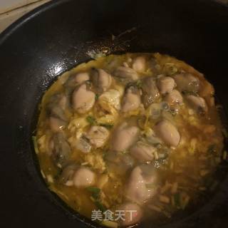 牡蛎煎蛋的做法步骤：4