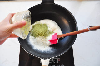 抹茶雪花酥的做法步骤：6