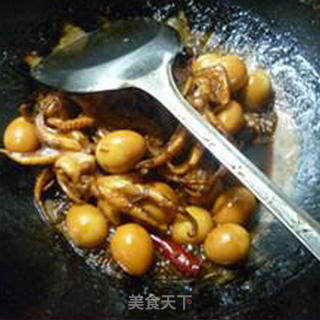 鹌鹑蛋烧望潮的做法步骤：9