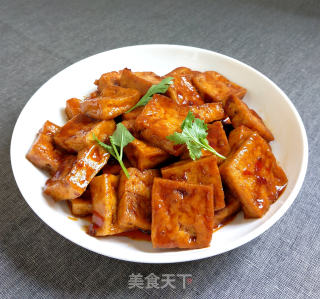 蚝油酱香豆腐的做法步骤：8