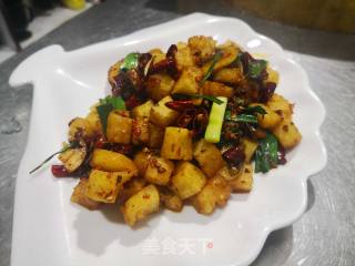 香脆米豆腐的做法步骤：4