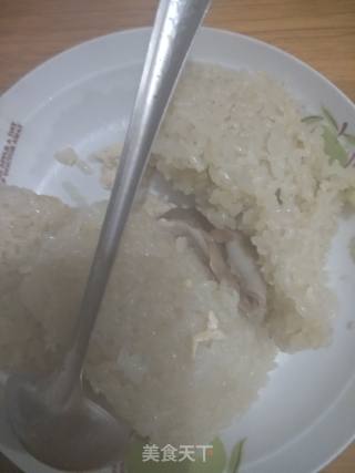 猪肚烧糯米饭的做法步骤：1