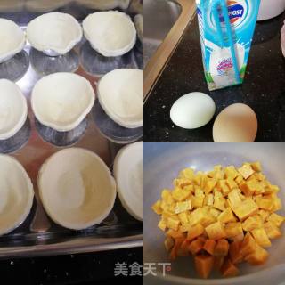 番薯蛋挞的做法步骤：1