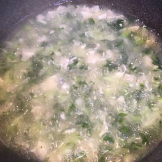 青菜豆腐羹的做法步骤：5