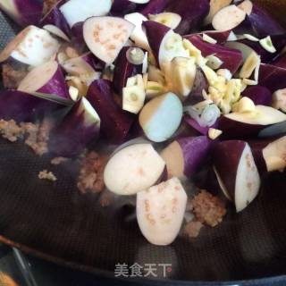 蒜香肉末茄子的做法步骤：5
