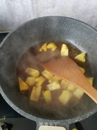 “豆腐”菠萝咕老豆腐的做法步骤：4
