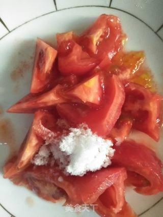 土豆西红柿炒油菜的做法步骤：3