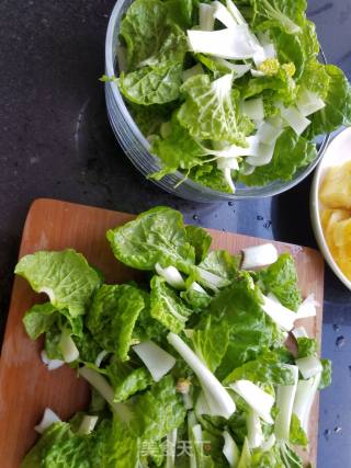 蚝油黑白菜的做法步骤：2