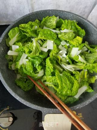 蚝油黑白菜的做法步骤：3