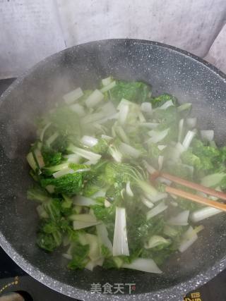 蚝油黑白菜的做法步骤：4