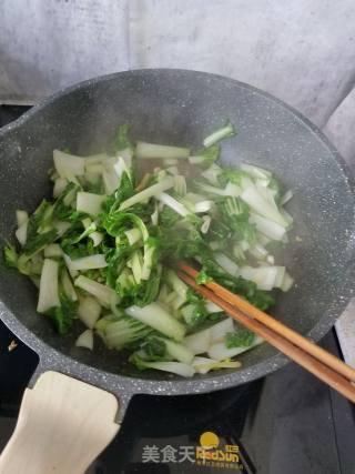 蚝油黑白菜的做法步骤：5