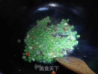 腊肉炒四季豆的做法步骤：6