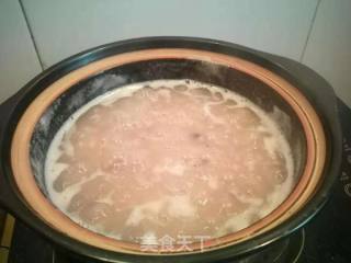 红豆连藕糯米粥的做法步骤：3