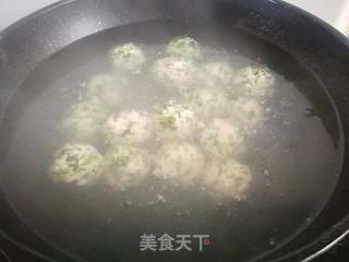 清汤菠菜丸子的做法步骤：5