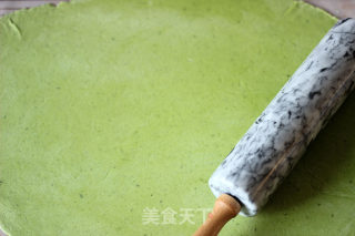 劲爽菠菜手擀面的做法步骤：7