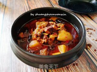 土豆烧牛腩的做法步骤：13