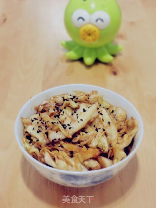酱香圆白菜的做法步骤：6