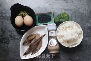 虾仁米饭团的做法步骤：1