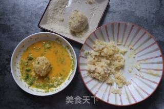 虾仁米饭团的做法步骤：4