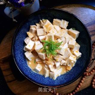 蛋黄豆腐的做法步骤：8
