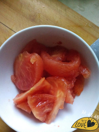 西红柿菠菜汤的做法步骤：3