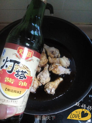 可乐鸡腿的做法步骤：3