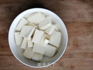 香煎椒盐豆腐的做法步骤：2