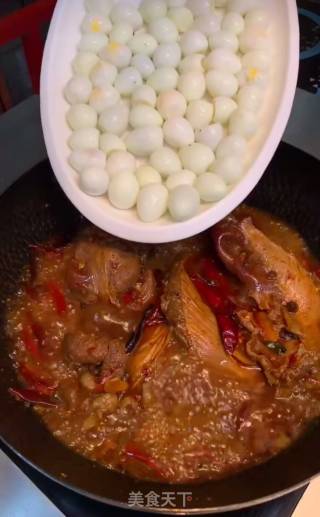 护心肉炖鹌鹑蛋的做法步骤：10
