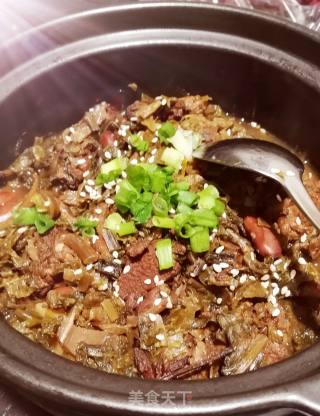 梅干菜云豆鸭煲的做法步骤：3