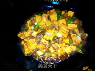 大葱烧豆腐的做法步骤：6