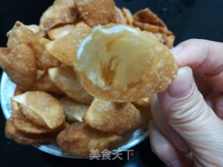油炸饺子皮的做法步骤：10
