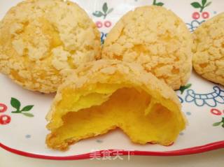 酥皮大泡芙的做法步骤：16