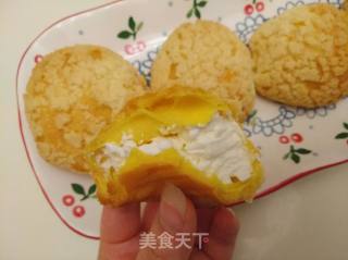 酥皮大泡芙的做法步骤：17