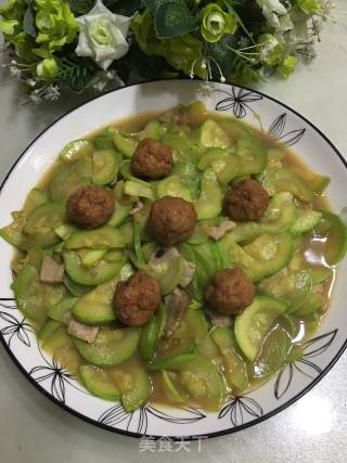 肉丸西葫芦的做法步骤：10