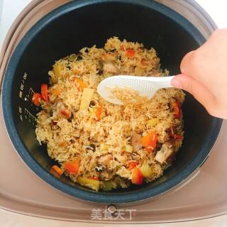 电饭锅排骨焖饭的做法步骤：6