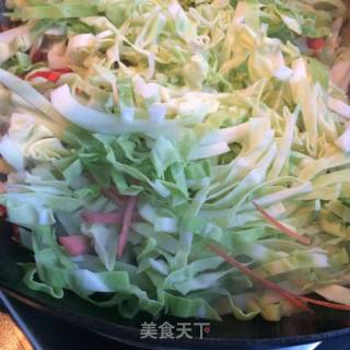 肉丝炒包菜的做法步骤：5