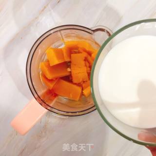 奶香南瓜糊的做法步骤：4