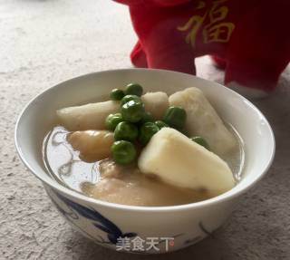 冬日暖汤   花㬵淮山肉汤的做法步骤：8
