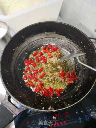 酸江豆炒肉沫——开芯苞谷的做法步骤：6