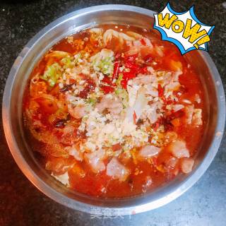 水煮肉片的做法步骤：7