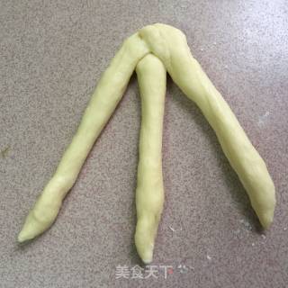 卡仕达辫子包的做法步骤：8