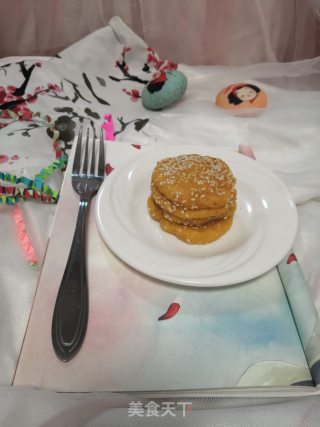 香糯糯南瓜饼的做法步骤：2