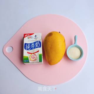 芒果牛奶布丁的做法步骤：1