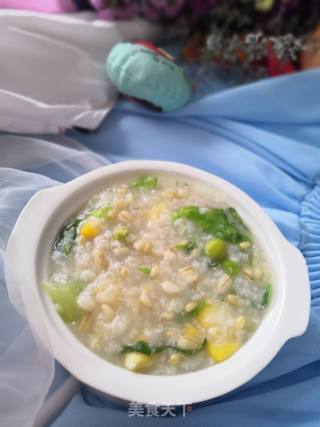 燕麦韭菜粥的做法步骤：1