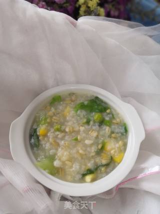 燕麦韭菜粥的做法步骤：7