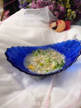燕麦韭菜粥的做法步骤：8